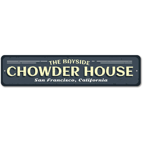 Lizton Sign Shop, Inc Chowder House Aluminum Sign Wayfair